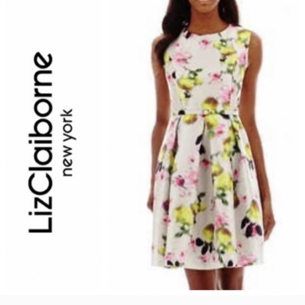 Liz Claiborne Silver Wrap Dress